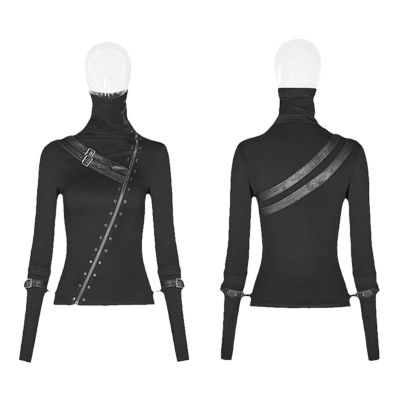 机车风摇滚朋克上衣女