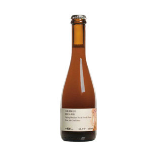 【楠希小馆】一层浪春茶青梅毛尖酸艾尔茶啤国产精酿啤酒375ml