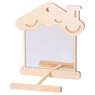 鹦鹉镜子站架玄凤牡丹虎皮站棍站杆站棒鸟笼造景装饰新品玩具用品