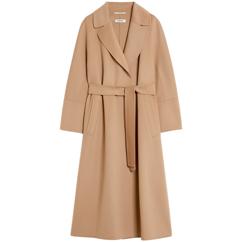【季末甄选】 MaxMara 女装羊毛系带大衣9011085106