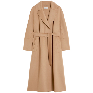 【季末甄选】 MaxMara 女装羊毛系带大衣9011085106