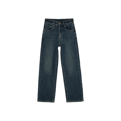 双生版本！窄版四面弹直筒牛仔裤