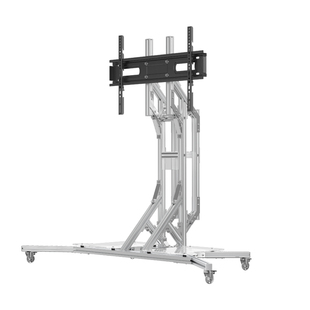 CABTE铝翼电视机移动支架现代铝合金客厅落地式推车55/65/75英寸