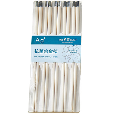 优尊陶瓷高温抗菌家用合金筷