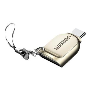 绿联typec安卓手机高速读卡器usb3.0车载两用tf卡小型sd内存otg多功能迷你U盘转换适用平板笔记本电脑