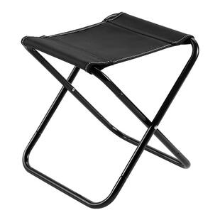 折叠凳坐火车小马扎便携收缩椅子户外露营溜达钓鱼板凳野外黑色椅