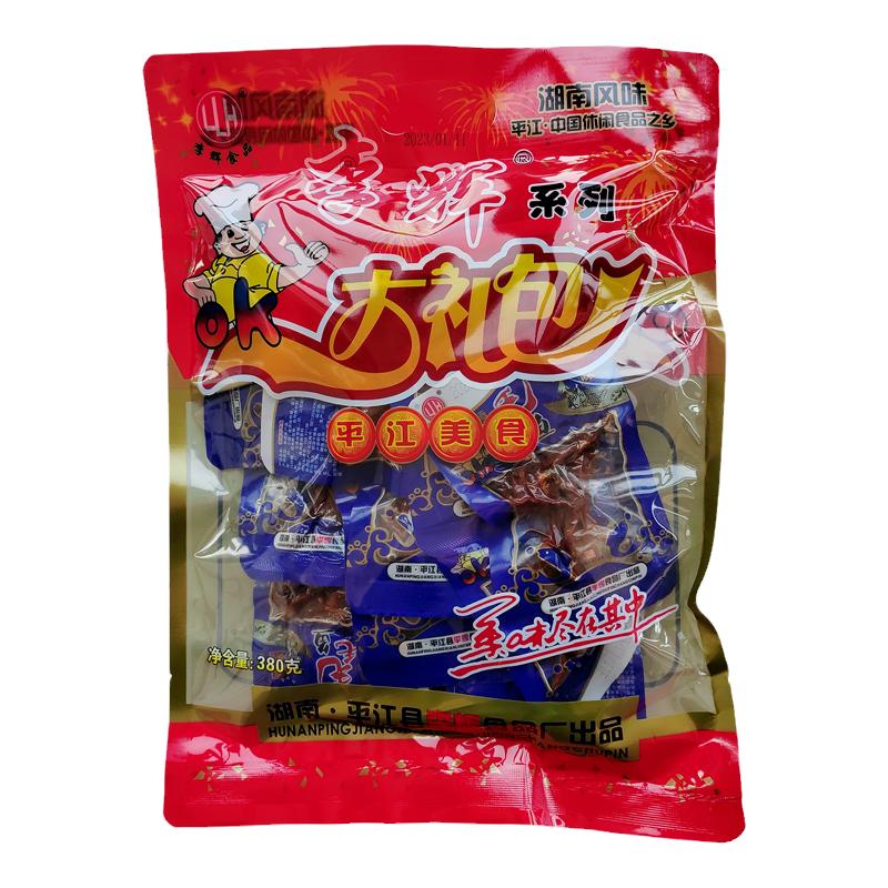 李辉香辣毛毛鱼380g小吃休闲零食大礼包 湖南特产平江小鱼仔鱼干