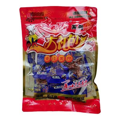 李辉香辣毛毛鱼380g小吃休闲零食大礼包 湖南特产平江小鱼仔鱼干