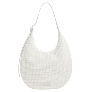 CHARLES&KEITH秋冬女包CK2-40151490泡泡纱大容量hobo腋下云朵包