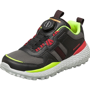 Skechers斯凯奇儿童鞋时尚个性旋钮鞋男童运动鞋舒适透气休闲鞋