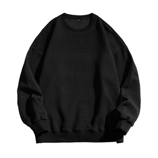 combo/康博春季新款柔软舒适圆领卫衣男女情侣宽松休闲百搭上衣