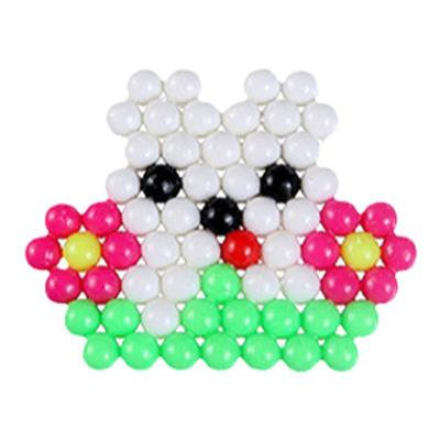 男孩恐龙拼装水雾珠手工diy玩具