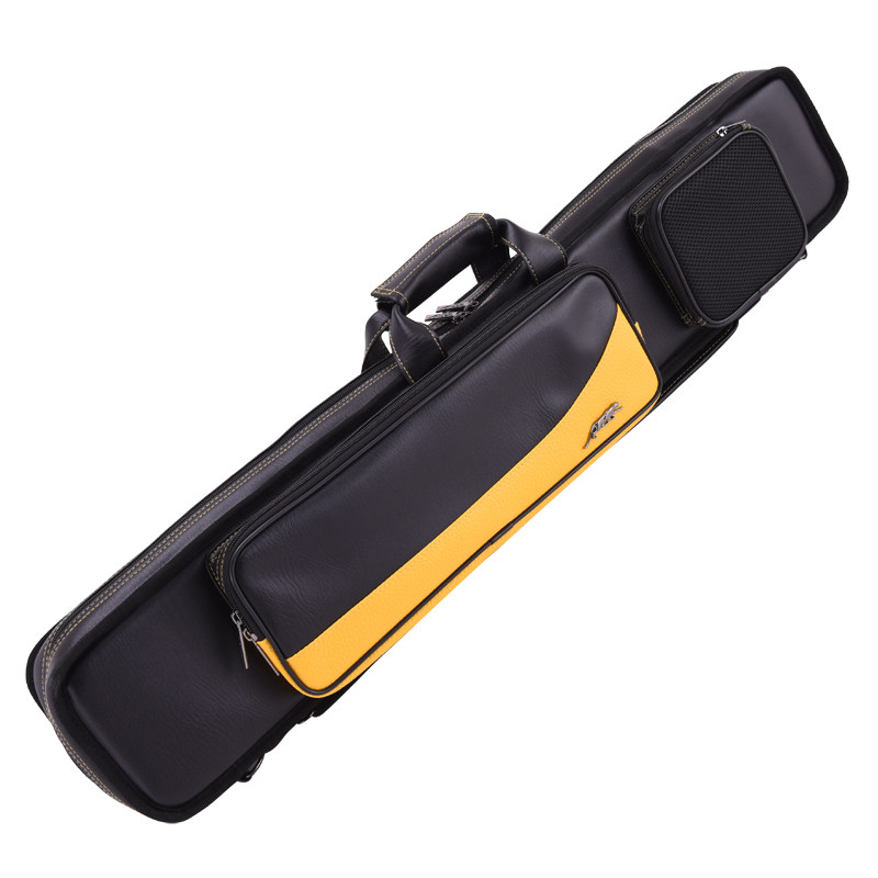 高档美洲豹台球杆桶/杆筒 黑8杆桌球杆软包 12孔包邮 美式九球杆