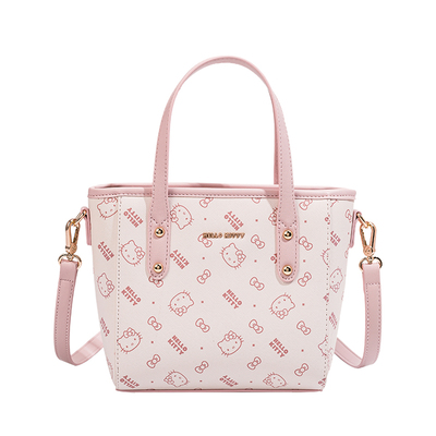 HelloKitty印花菜篮子百搭托特包