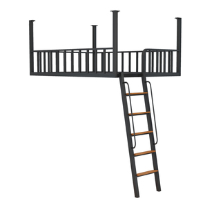 简约现代loft省空间铁艺吊床出租房高架床阁楼床公寓床宿舍上铺床