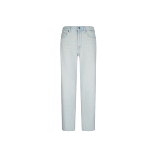 【林沐然同款复刻90系列】CK Jeans26四季款男浅色纯棉直筒牛仔裤