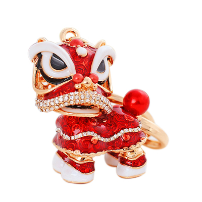 醒狮汽车钥匙扣女包挂件钥匙链圈