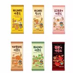 韩国进口芭蜂农场蜂蜜杏仁味扁桃仁芥末35g*5包零食小吃休闲食品