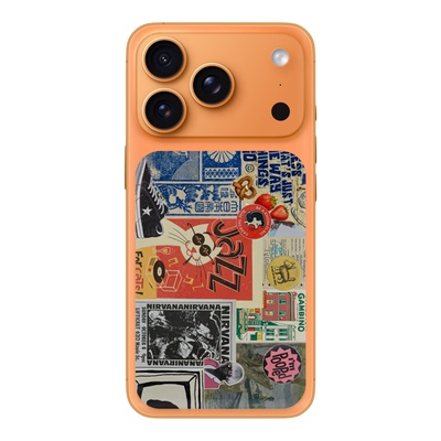 SkinAT 苹果手机痛贴 手机背面卡片贴膜 适用 iPhone 17 Pro /17 Pro Max 背板贴 拼图系列