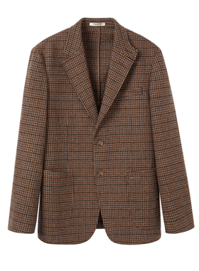 GANT/甘特男士格纹休闲单西服