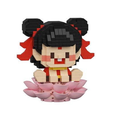 哪吒积木哪咤敖丙周边公仔