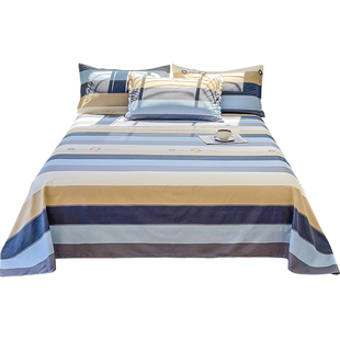 纯棉床单单件100全棉加厚学生宿舍单人双人单独1米5被单四季通用