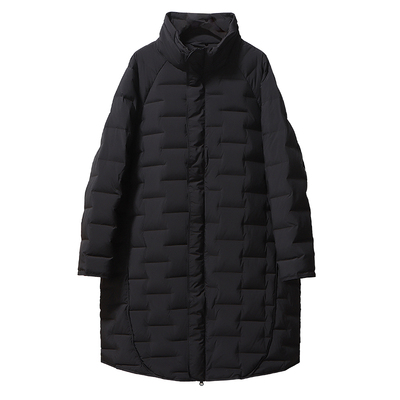 2025秋冬新款立领轻薄羽绒服女中长款韩版宽松大版高级感压胶外套