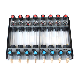 精密型水排分流器带温度表水流控制器注塑机水排水路控制器 包邮