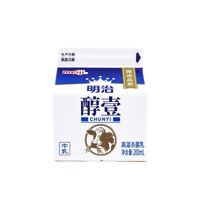 明治meiji醇壹450ml全脂牛奶