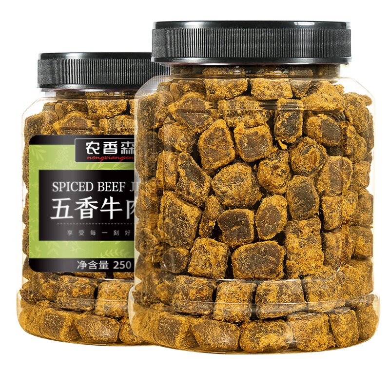 农香森原切牛肉粒休闲零食