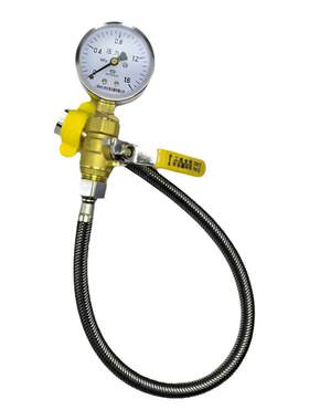 1.6mpa楼房地暖水管压力表
