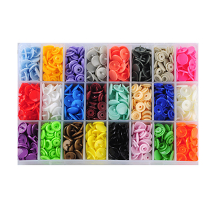 T5华联树脂四合扣塑料按扣儿童暗扣宝宝婴儿衣服扣子免缝子母扣