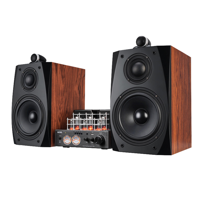 vose M6三分频8寸HIFI胆机组合音响套装发烧电子管功放机书架音箱