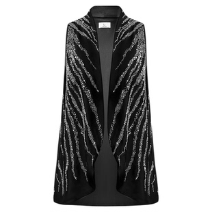 【明星同款】TU女装 星河落 桑蚕丝马甲外套2026年新款老钱风上衣