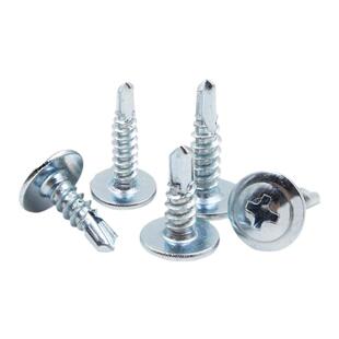 镀锌钻尾燕尾螺丝十字大扁头自钻铁彩钢瓦铁皮自攻螺丝钉M4.2M4.8