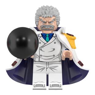 中国积木海贼王系列尼卡路飞西尔巴兹.雷利拼插益智积木人仔玩具