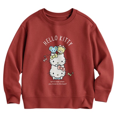 卡通纯棉卫衣日系女童秋冬卫衣