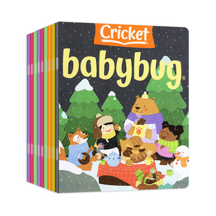 【2025年现货】现货Babybug虫宝宝0-3岁英文杂志cricket杂志蟋蟀童书2024年预定送家长阅读指南幼儿启蒙绘本读物儿童期刊