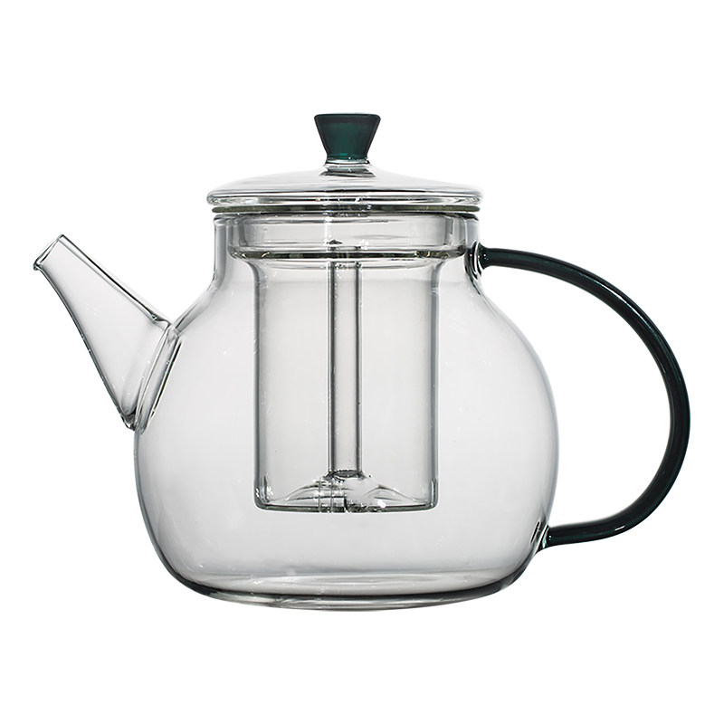 高硼硅玻璃茶壶手工吹制蒸煮一体