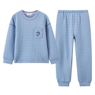 千线艺【松软云棉空气夹层】儿童睡衣秋冬纯棉男女童可外穿家居服
