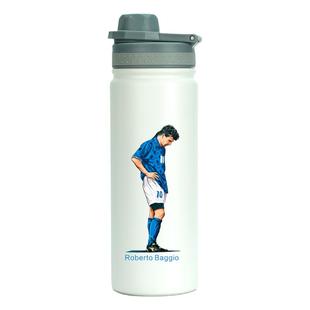 足球迷梅西哈兰德纪念姆巴佩伊布周边画像定制阿根廷保温杯内马尔