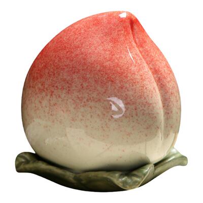 桃子茶叶罐陶瓷小号家用茶仓
