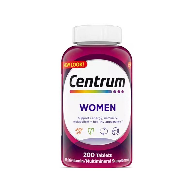 Centrum善存女士复合维生素B族叶酸营养定制 VC VE维生素C 200粒