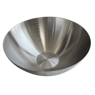 高颜值chockmen 18-10不锈钢单层沙拉碗吃冷面沙拉盆料理盆洗菜盆