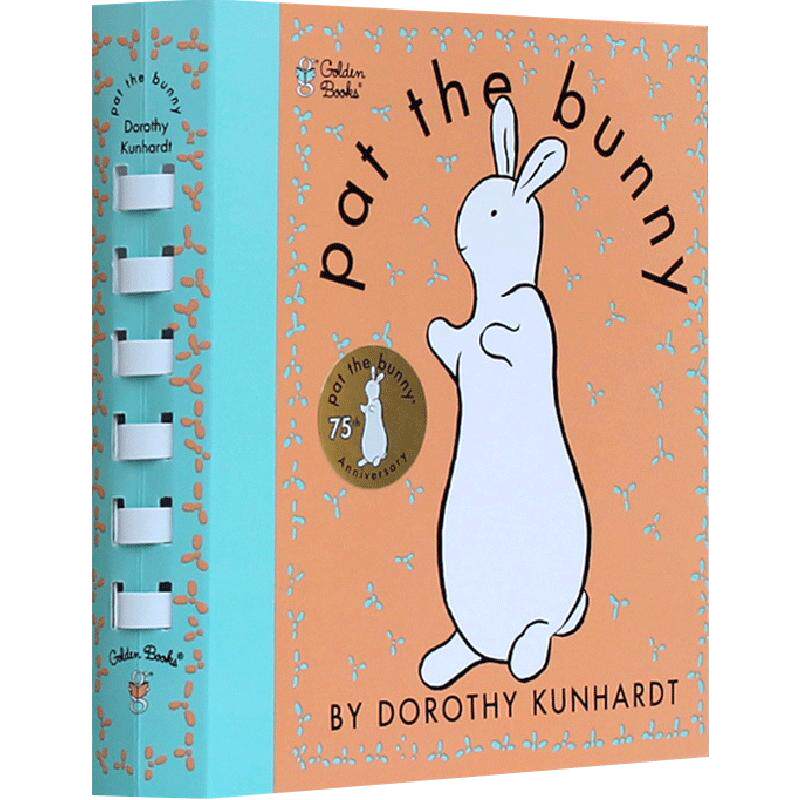婴幼儿早教pat the bunny拍拍小兔子英文原版宝宝触摸书绘本香味翻翻玩具儿童认知游戏0-3岁入门启蒙学习Patthebunny