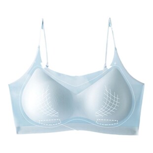 无痕美背内衣女2025新款爆款秋冬薄款聚拢文胸速干胸罩背心一体式