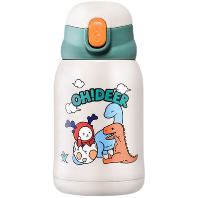 Face儿童双盖保温杯316不锈钢