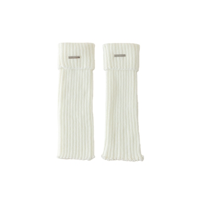 白色堆堆袜套女秋冬季保暖袜子