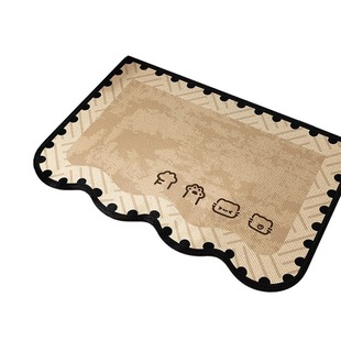 圈绒入户门口地垫2025新款高级感进门地垫可擦洗耐脏防滑入户专用