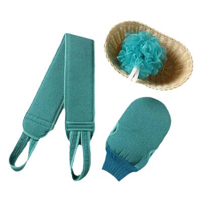 磨砂双层加厚搓澡搓背巾